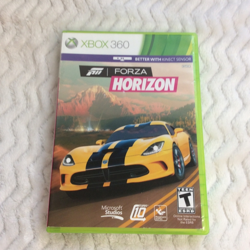 Forza Horizon Microsoft Xbox 360 Racing Video Game Clean Disc Tested NO MANUAL